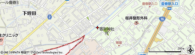 埼玉県春日部市増富4周辺の地図