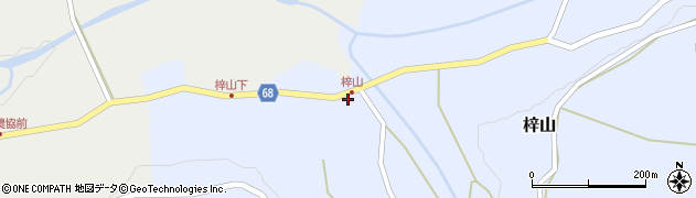 長野県南佐久郡川上村梓山220周辺の地図