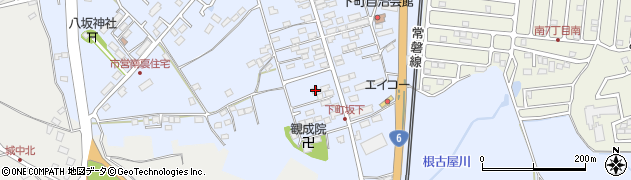 茨城県牛久市牛久町54周辺の地図