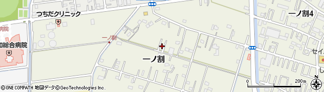 埼玉県春日部市一ノ割1339周辺の地図