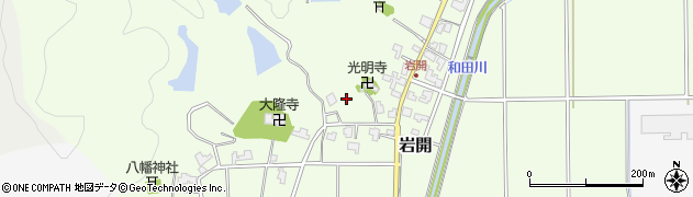 福井県丹生郡越前町岩開20周辺の地図