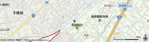 埼玉県春日部市増富5周辺の地図
