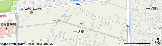 埼玉県春日部市一ノ割1340周辺の地図
