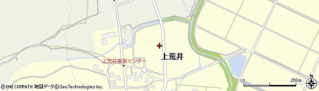 福井県大野市上荒井周辺の地図