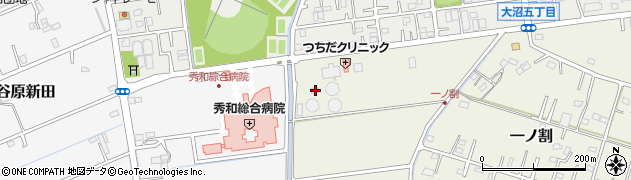 埼玉県春日部市一ノ割1690周辺の地図