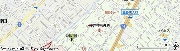 埼玉県春日部市増富51周辺の地図