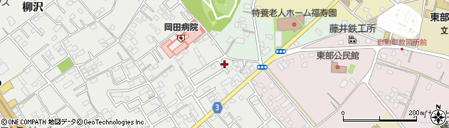 柳沢新田公園周辺の地図