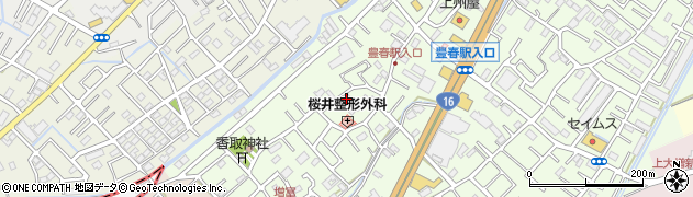 埼玉県春日部市増富97周辺の地図