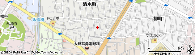 埼玉県坂戸市清水町40周辺の地図