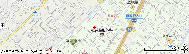 埼玉県春日部市増富43周辺の地図