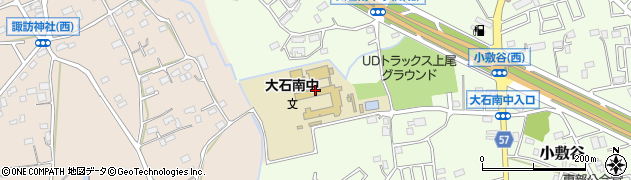 上尾市立大石南中学校周辺の地図