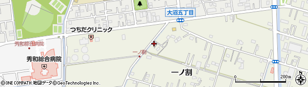 埼玉県春日部市一ノ割1355周辺の地図