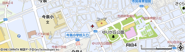 埼玉県上尾市川283周辺の地図