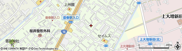 埼玉県春日部市増富476周辺の地図