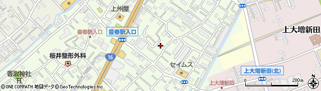 埼玉県春日部市増富477周辺の地図