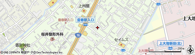 埼玉県春日部市増富468周辺の地図