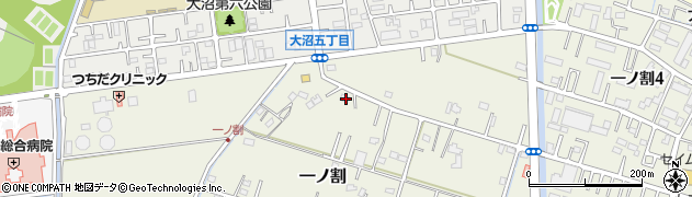 埼玉県春日部市一ノ割1372周辺の地図