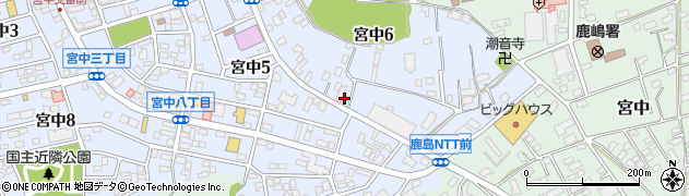鹿嶋韓国指圧周辺の地図