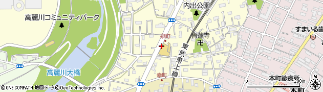埼玉県坂戸市泉町周辺の地図