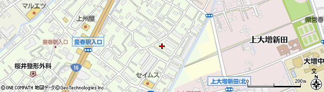 埼玉県春日部市増富447周辺の地図