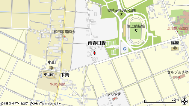 〒912-0066 福井県大野市南春日野の地図