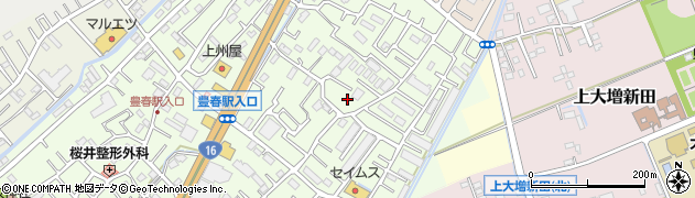 埼玉県春日部市増富485周辺の地図