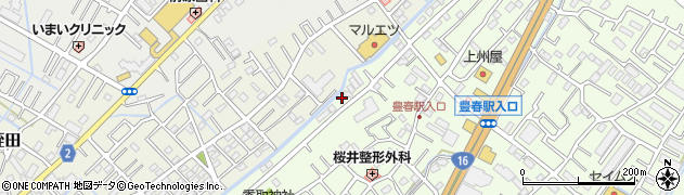 埼玉県春日部市増富11周辺の地図