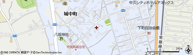 茨城県牛久市牛久町2461周辺の地図