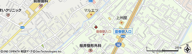 埼玉県春日部市増富26周辺の地図