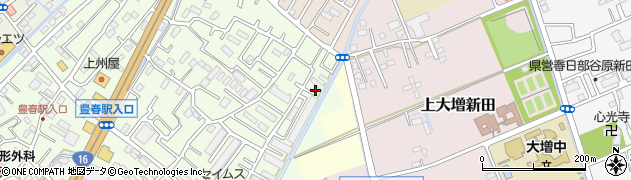 埼玉県春日部市増富428周辺の地図