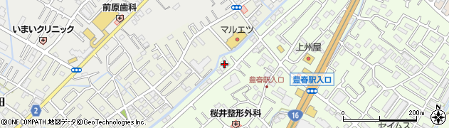 埼玉県春日部市増富13周辺の地図