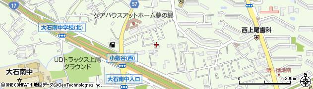 埼玉県上尾市小敷谷周辺の地図