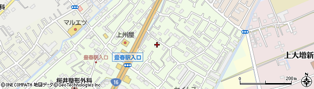 埼玉県春日部市増富552周辺の地図