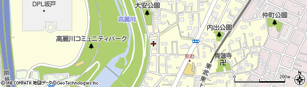埼玉県坂戸市泉町33周辺の地図
