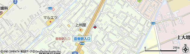 埼玉県春日部市増富571周辺の地図