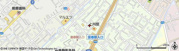 埼玉県春日部市増富611周辺の地図