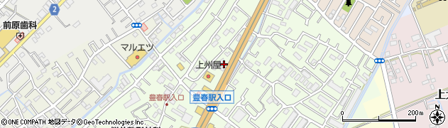 埼玉県春日部市増富890周辺の地図