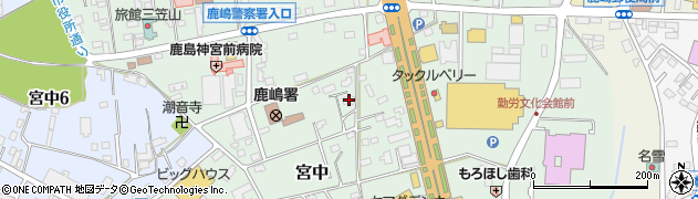 鹿島庭園株式会社　本社周辺の地図