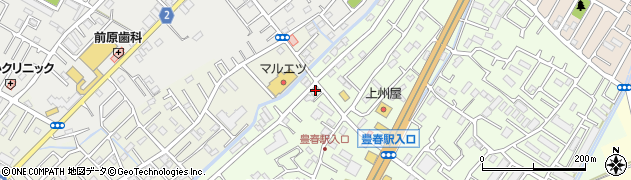 埼玉県春日部市増富627周辺の地図