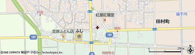 吉川郵便局周辺の地図