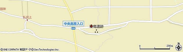 払沢農村広場周辺の地図