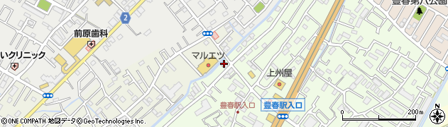 埼玉県春日部市増富628周辺の地図
