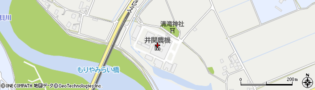 井関農機株式会社　中央研修所周辺の地図