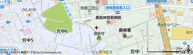 鹿島住宅周辺の地図