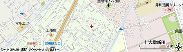 埼玉県春日部市増富500周辺の地図