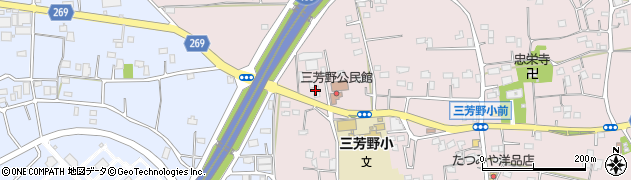 横沼簡易郵便局周辺の地図