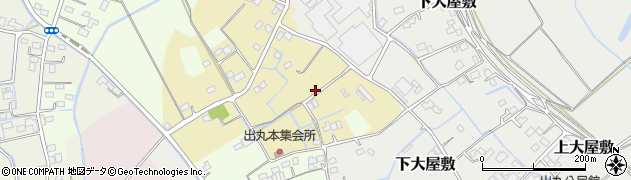埼玉県川島町（比企郡）出丸本周辺の地図