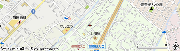埼玉県春日部市増富605周辺の地図