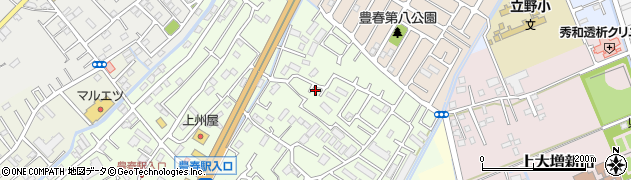 埼玉県春日部市増富538周辺の地図