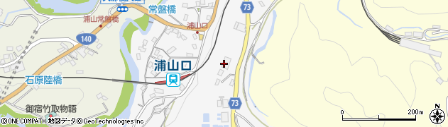 秩父市　浦山歴史民俗資料館周辺の地図